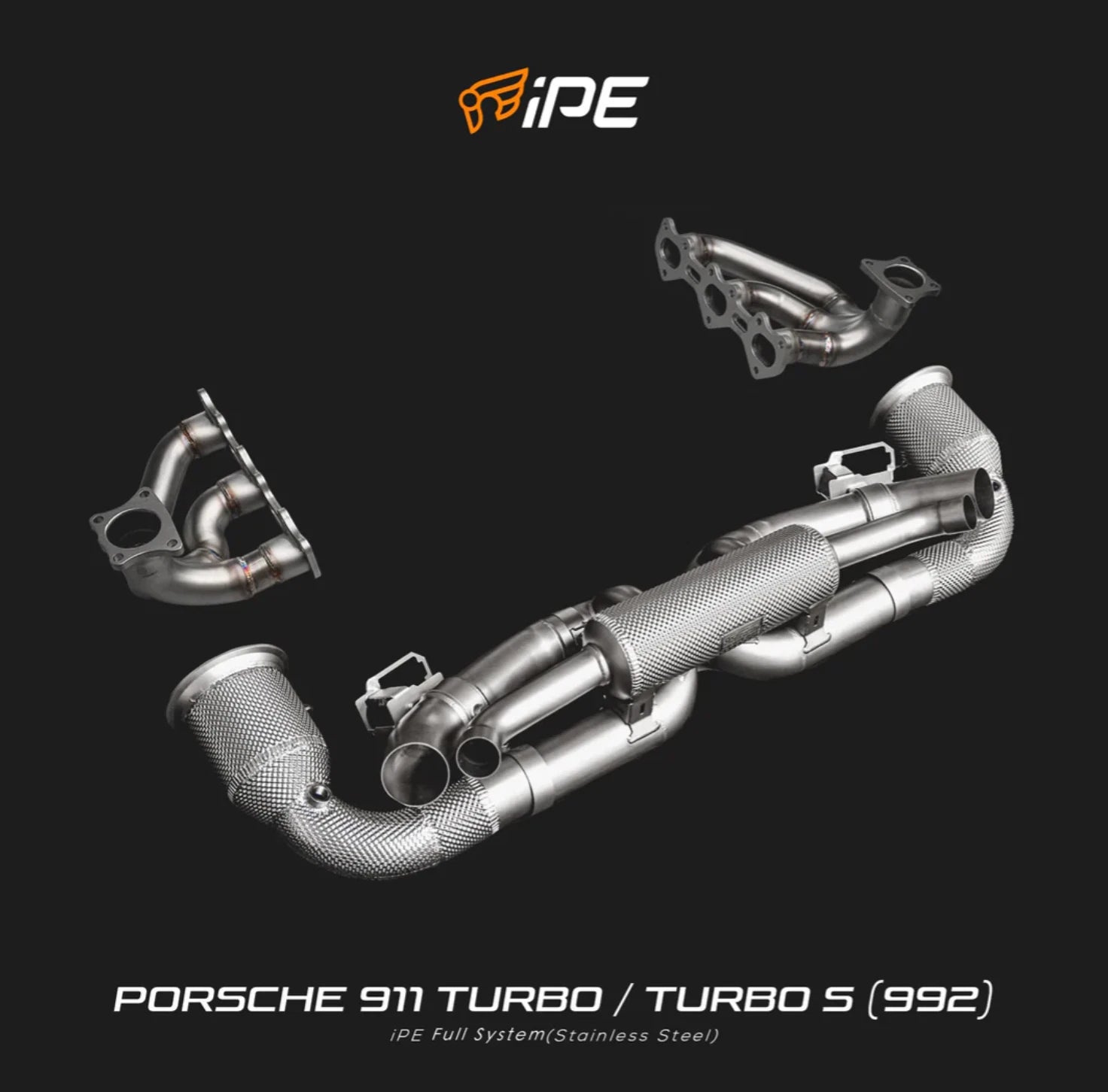 Porsche 911 Turbo / Turbo S 992 Full Exhaust System Headers 200 Cell Sport Cats Catback Stainless