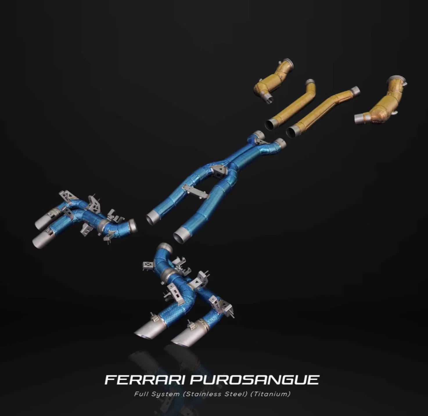 Ferrari Purosangue iPE Innotech Performance Full Titanium Exhaust System