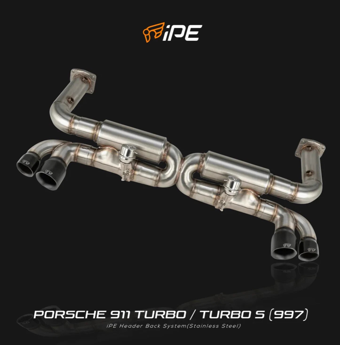 Porsche 911 Turbo / Turbo S (997.1) iPE Valvetronic Exhaust System with Sport Cats