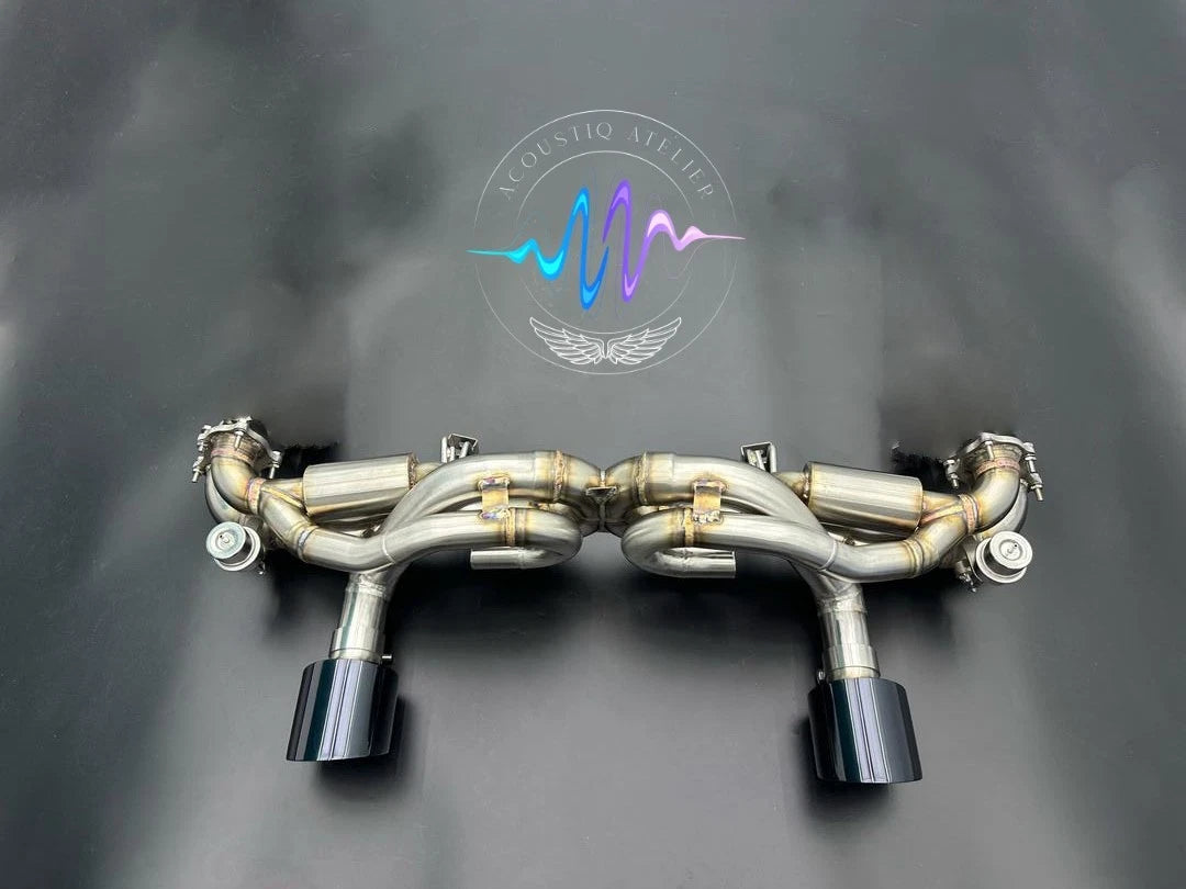Porsche 718 GT4 / GTS 4.0 / Spyder Acoustiq Atelier Valvetronic Rear Exhaust System