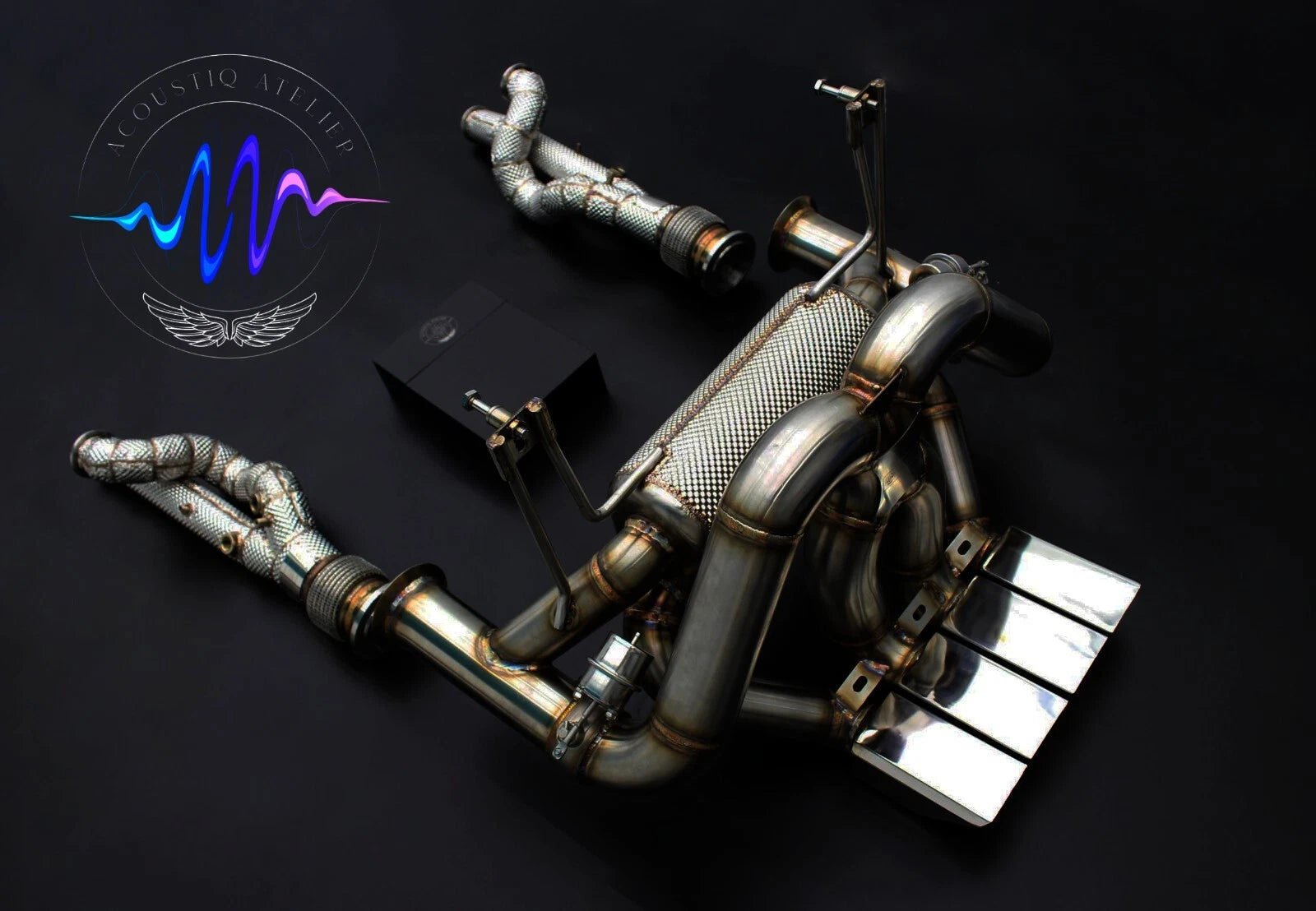 Lamborghini Aventador LP750-4 SV Acoustiq Atelier Valvetronic Exhaust System (US 304 Stainless Steel)