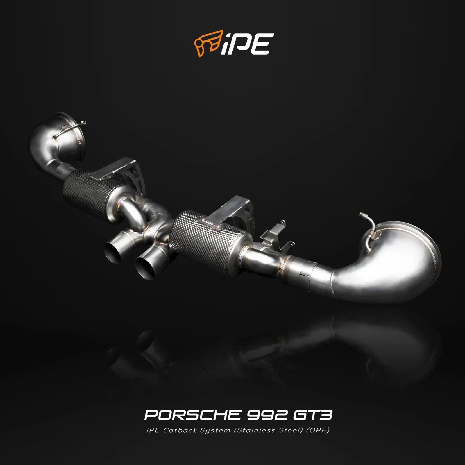 Porsche 911 GT3 / GT3 Touring / GT3 RS (992) iPE Innotech Performance Equal Length Stainless Steel Exhaust System