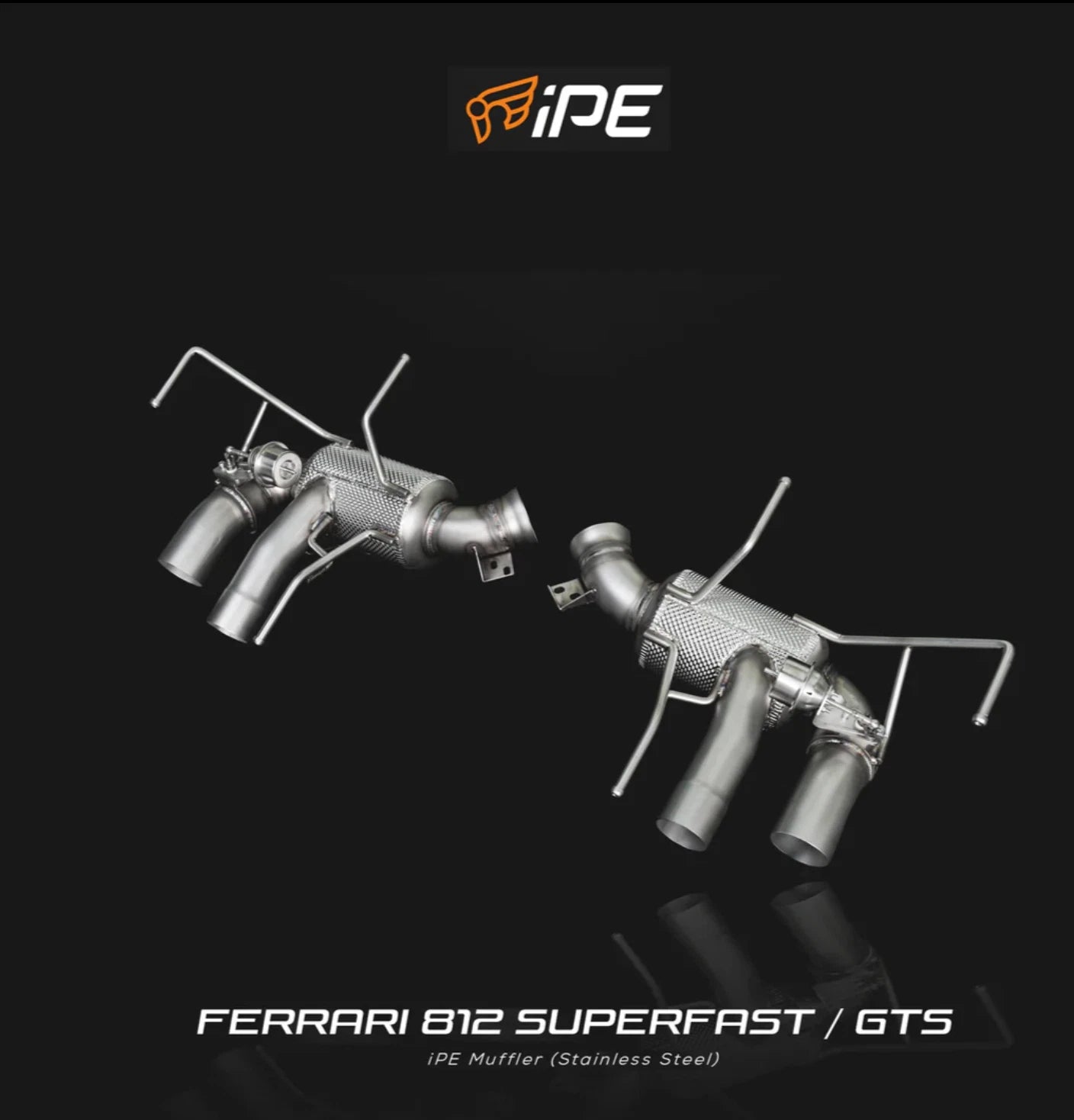 Ferrari 812 Superfast / 812 GTS iPE Innotech Performance Valvetronic Exhaust System w/ X-Pipe (Stainless Steel)
