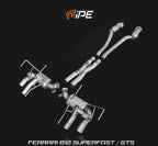 Ferrari 812 Superfast / 812 GTS iPE Innotech Performance Valvetronic Exhaust System w/ X-Pipe (Stainless Steel)
