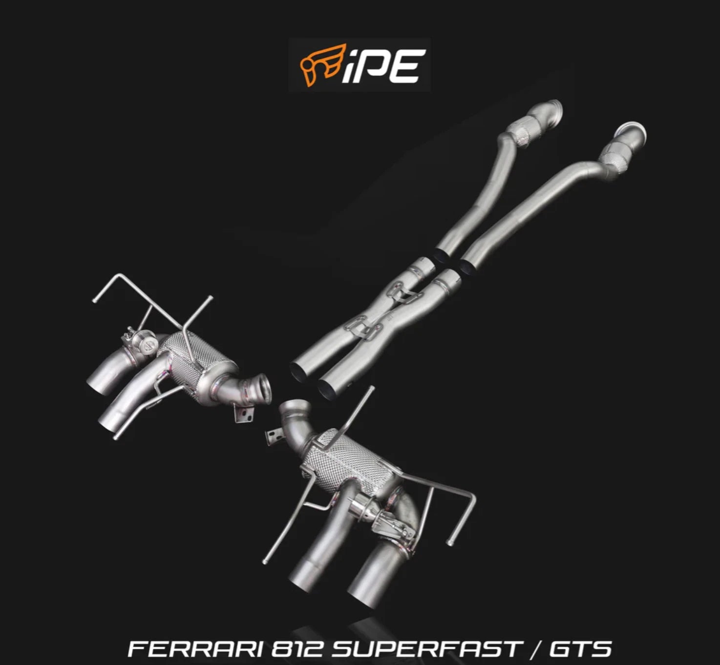 Ferrari 812 Superfast / 812 GTS iPE Innotech Performance Valvetronic Exhaust System w/ X-Pipe (Stainless Steel)