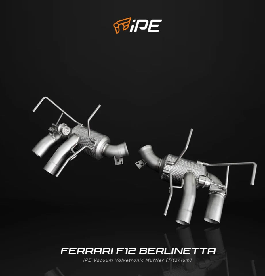 Ferrari F12 Berlinetta iPE Innotech Performance Full Exhaust System (Titanium & Stainless Steel)
