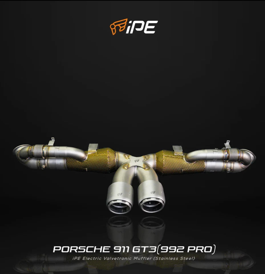 Porsche 911 GT3 / GT3 Touring / GT3 RS (992) iPE Innotech Performance Pro Version Stainless Steel Exhaust System